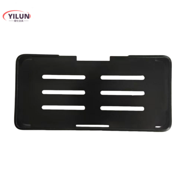 SS304 Matte Black Double Soap Dish | ZD006 High-Capacity Wall-Mounted Holder