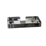 N122 ( ZD006 SS304 Soap Dish – Mirror ) SS304 Mirror Double Rectangle Soap Dish | ZD006 High-Capacity Wall-Mounted Saver