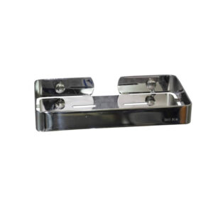 SS304 Mirror Double Rectangle Soap Dish | ZD006 High-Capacity Wall-Mounted Saver