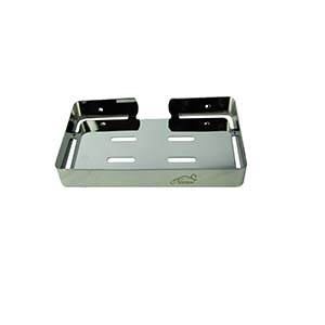 SS304 Mirror Double Rectangle Soap Dish | ZD006 High-Capacity Wall-Mounted Saver