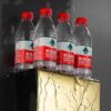 Dual Use Tissue & Serviette Holder | Gold Finish Stainless Steel Enclosed Dispenser