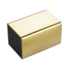 Dual Use Tissue & Serviette Holder | Gold Finish Stainless Steel Enclosed Dispenser
