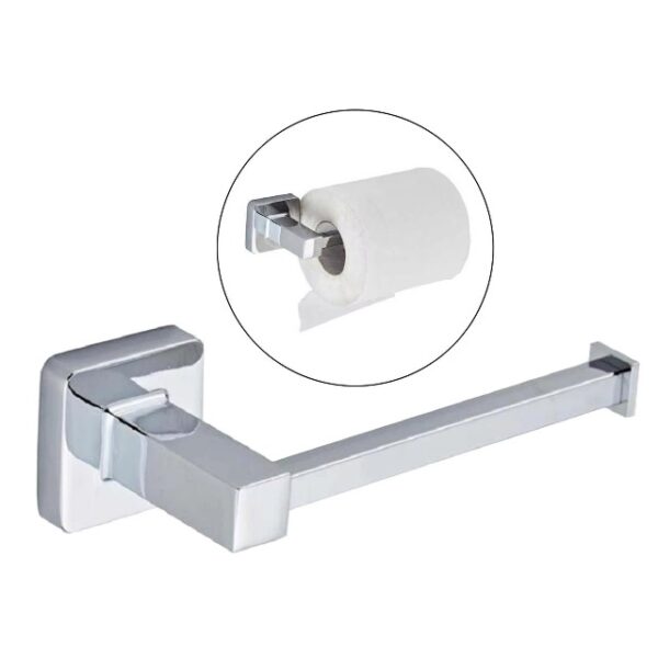 Tissue Holder | 3828 Mirror Finish SS304 Stainless Steel Paper Holder with Square Base