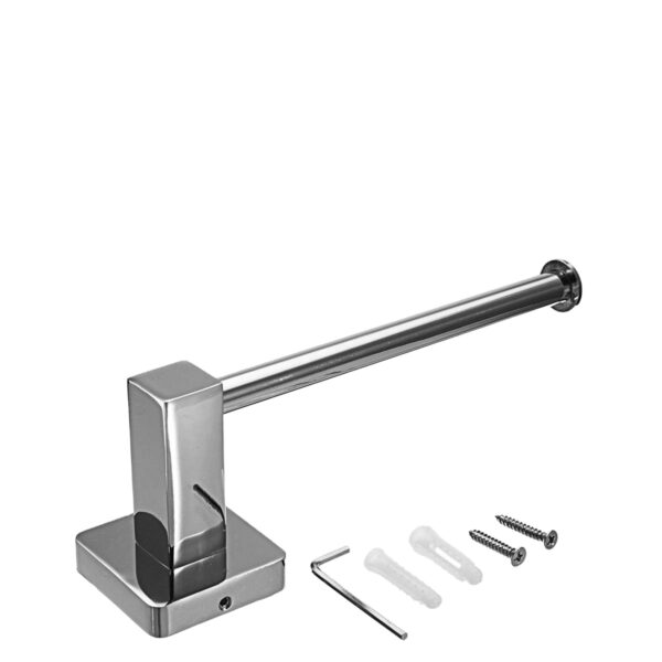 Tissue Holder | 3828 Mirror Finish SS304 Stainless Steel Paper Holder with Square Base