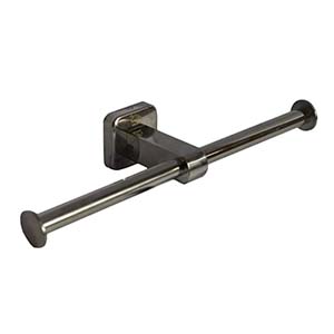 Double Tissue Holder | 3829 Mirror Finish SS304 Stainless Steel Dual Paper Holder with Square Base
