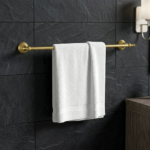 N138 AB ( High Density Single Towel Bar – Antique Brass ) 5 AB High Density Single Towel Bar | Antique Brass Traditional Designer Bathroom Rail
