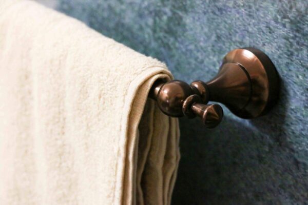 AC High Density Single Towel Bar | 60cm Antique Copper Traditional Designer Rail