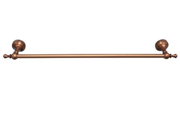 AC High Density Single Towel Bar | 60cm Antique Copper Traditional Designer Rail