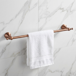 AC High Density Single Towel Bar | 60cm Antique Copper Traditional Designer Rail