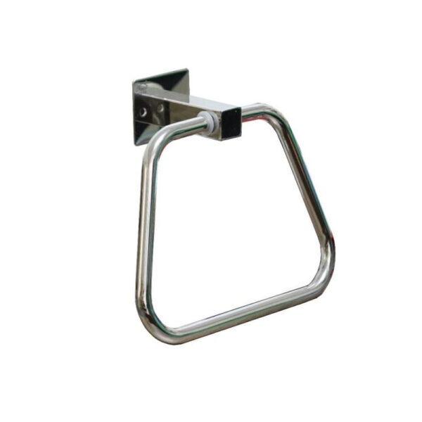 SLIM Premium Slim Towel Ring | SS304 Stainless Steel Trapezoidal Holder with Square Base