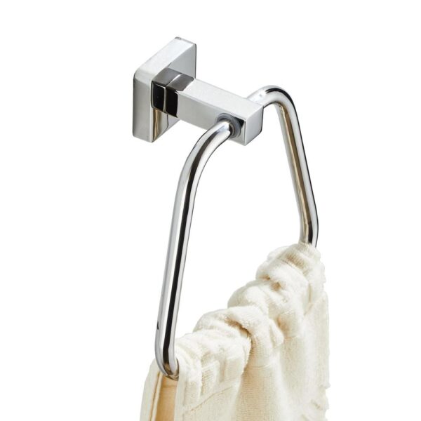 SLIM Premium Slim Towel Ring | SS304 Stainless Steel Trapezoidal Holder with Square Base