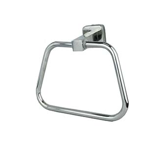 SLIM Premium Slim Towel Ring | SS304 Stainless Steel Trapezoidal Holder with Square Base