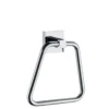 SLIM Premium Slim Towel Ring | SS304 Stainless Steel Trapezoidal Holder with Square Base