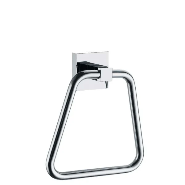 SLIM Premium Slim Towel Ring | SS304 Stainless Steel Trapezoidal Holder with Square Base