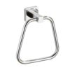 SLIM Premium Slim Towel Ring | SS304 Stainless Steel Trapezoidal Holder with Square Base