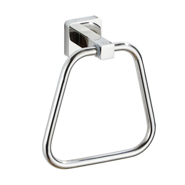 SLIM Premium Slim Towel Ring | SS304 Stainless Steel Trapezoidal Holder with Square Base