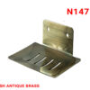 N147 AB ( SS304 Soap Holder – Antique Brass ) 2 SS304 Soap Holder | Antique Brass Designer Soap Saver