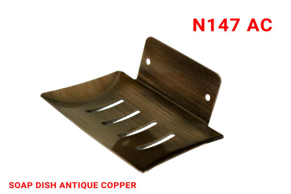 Antique Copper Soap Holder | Designer Wall-Mounted Stainless Steel Soap Saver