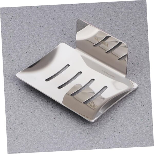 SS304 Soap Holder | Mirror-Polished Stainless Steel Soap Saver