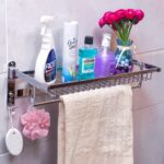 N164 ( SS304 – Foldable Towel Wire Rack with Hooks – 60cm ) 3 Foldable Towel Wire Rack | 60cm Stainless Steel Multipurpose Shelf with Hooks