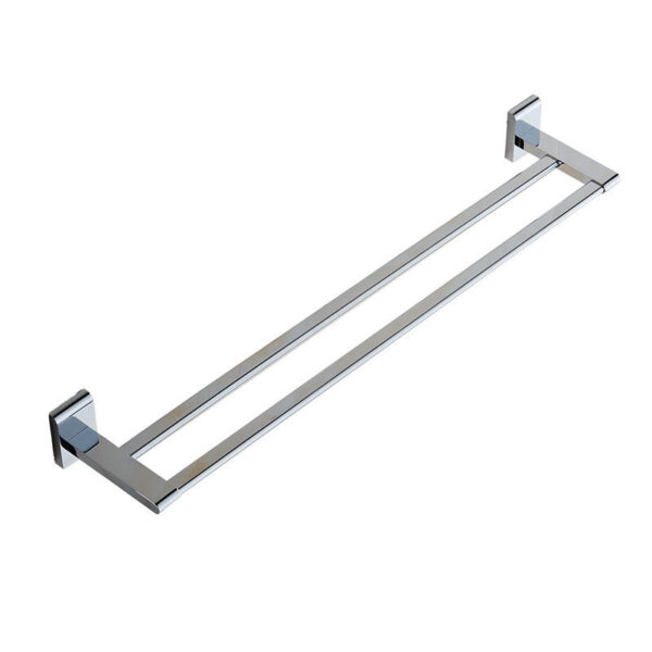 N165 ( K3865 – Double Towel Bar – 60cm ) 5 Double Towel Bar | 60cm Premium Dual-Rail Bathroom Organizer