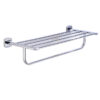 Towel Rack | 60cm Stainless Steel Tiered Shelf and Hanging Rail (K3863) SS304