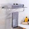 Towel Rack | 60cm Stainless Steel Tiered Shelf and Hanging Rail (K3863) SS304