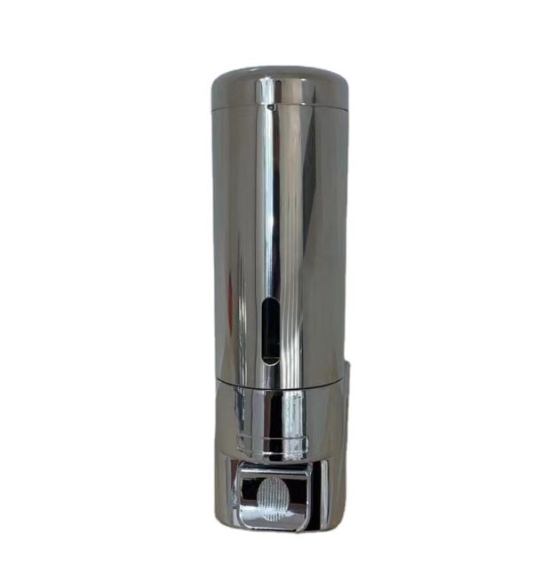 N201 ( Single Soap Dispenser – ABS + Stainless Steel , 300ml ) 2 Single Soap Dispenser | 300ml ABS & Stainless Steel Manual Liquid Holder