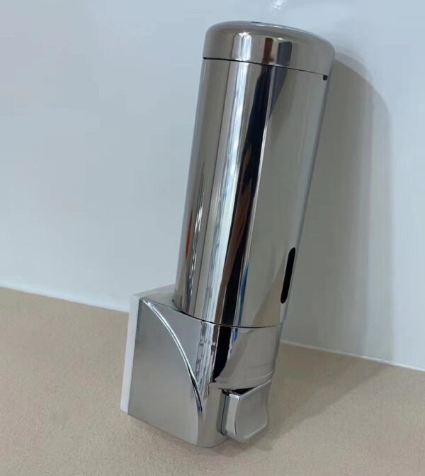 N201 ( Single Soap Dispenser – ABS + Stainless Steel , 300ml ) 3 Single Soap Dispenser | 300ml ABS & Stainless Steel Manual Liquid Holder