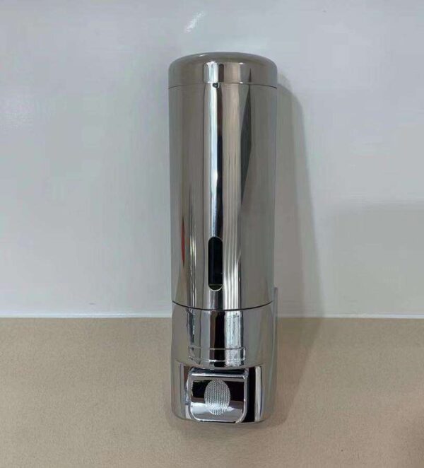N201 ( Single Soap Dispenser – ABS + Stainless Steel , 300ml ) 7 Single Soap Dispenser | 300ml ABS & Stainless Steel Manual Liquid Holder