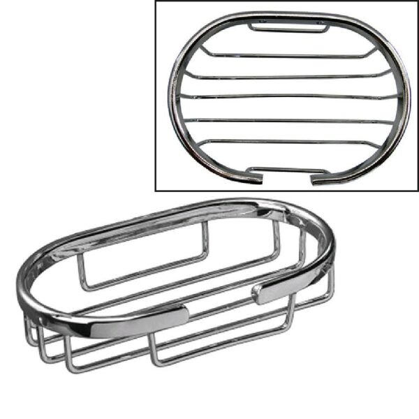 N212 ( Wire Soap Dish – Round ) 3 Wire Soap Dish | Round Stainless Steel Wall-Mounted Soap Basket