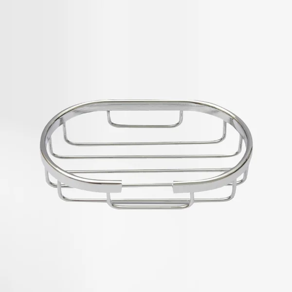 N212 ( Wire Soap Dish – Round ) 4 Wire Soap Dish | Round Stainless Steel Wall-Mounted Soap Basket