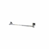 Premium Slim Square Base Towel Bar | SS304 Stainless Steel High-Gloss Wall-Mounted Rail