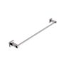 Premium Slim Square Base Towel Bar | SS304 Stainless Steel High-Gloss Wall-Mounted Rail