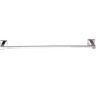 Premium Slim Square Base Towel Bar | SS304 Stainless Steel High-Gloss Wall-Mounted Rail
