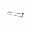 N236 – SS304 MATT , Double Towel Bar 3 Double Towel Bar | SS304 Matte Stainless Steel Dual-Rail Bathroom Rack