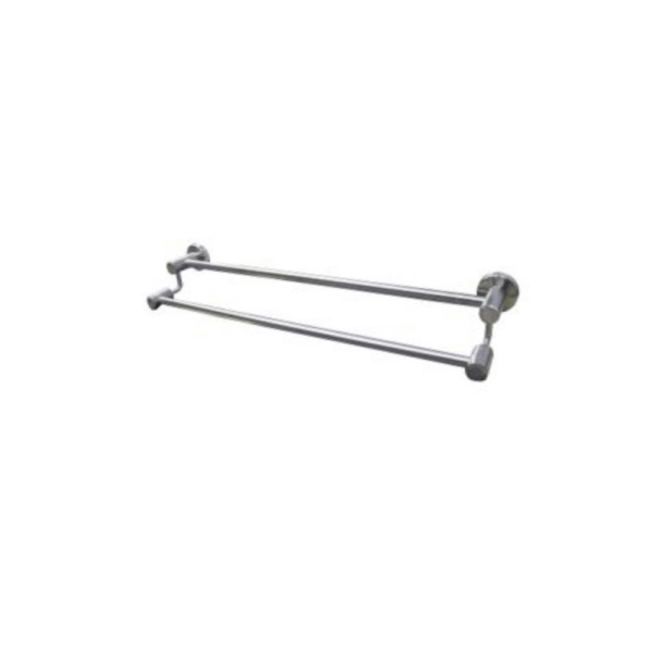 N236 – SS304 MATT , Double Towel Bar 3 Double Towel Bar | SS304 Matte Stainless Steel Dual-Rail Bathroom Rack