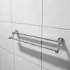 N236 – SS304 MATT , Double Towel Bar 6 Double Towel Bar | SS304 Matte Stainless Steel Dual-Rail Bathroom Rack