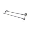 N236 – SS304 MATT , Double Towel Bar Double Towel Bar | SS304 Matte Stainless Steel Dual-Rail Bathroom Rack