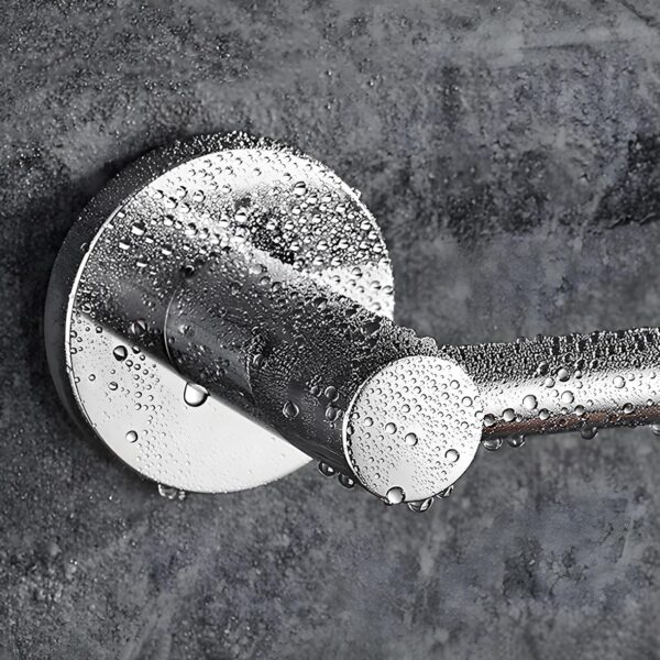 Single Towel Bar | SS304 Matte Stainless Steel Wall-Mounted Bathroom Rack