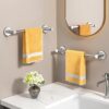 Single Towel Bar | SS304 Matte Stainless Steel Wall-Mounted Bathroom Rack