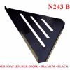 Corner Soap Holder | SS304 Matte Black Triangular Soap Saver