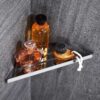 N243M Corner Soap Holder 2 Corner Soap Holder | SS304 Mirror Finish Triangular Soap Saver