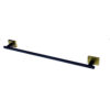 P.Square Single Towel Bar | SS304 Black & Gold Designer Bathroom Rail