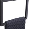 P.Square Towel Ring | SS304 Black & Gold Designer Hand Towel Holder with Square Base