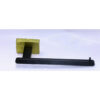 Premium Square Tissue Holder | SS304 Stainless Steel Matte Black Arm with Gold Mounting Base
