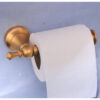 Tissue Holder | Champagne Gold High-Density Alloy Paper Holder with Decorative Base