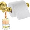 Tissue Holder | Champagne Gold High-Density Alloy Paper Holder with Decorative Base