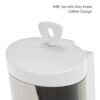 ABS Plastic Soap Dispenser | 500ml Wall-Mounted Liquid Holder with Key Lock