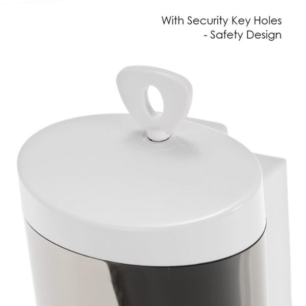 ABS Plastic Soap Dispenser | 500ml Wall-Mounted Liquid Holder with Key Lock
